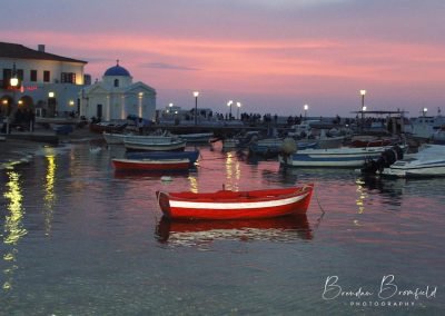 Red Boat Mykonos - Brendan Bromfield Photography